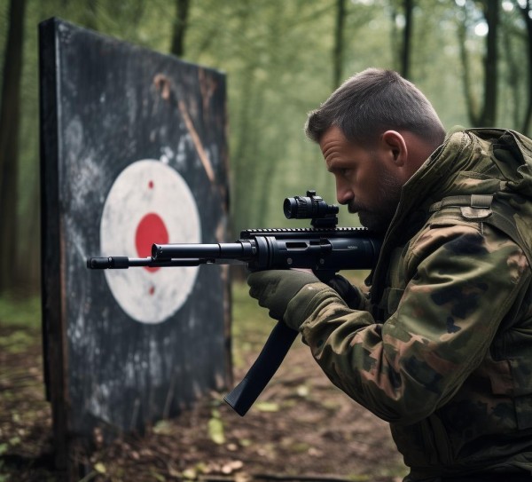 shooting the target shooting the target